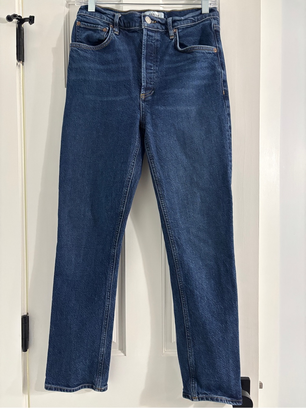 AGOLDE Riley Long Slim Straight Jeans - Size 27